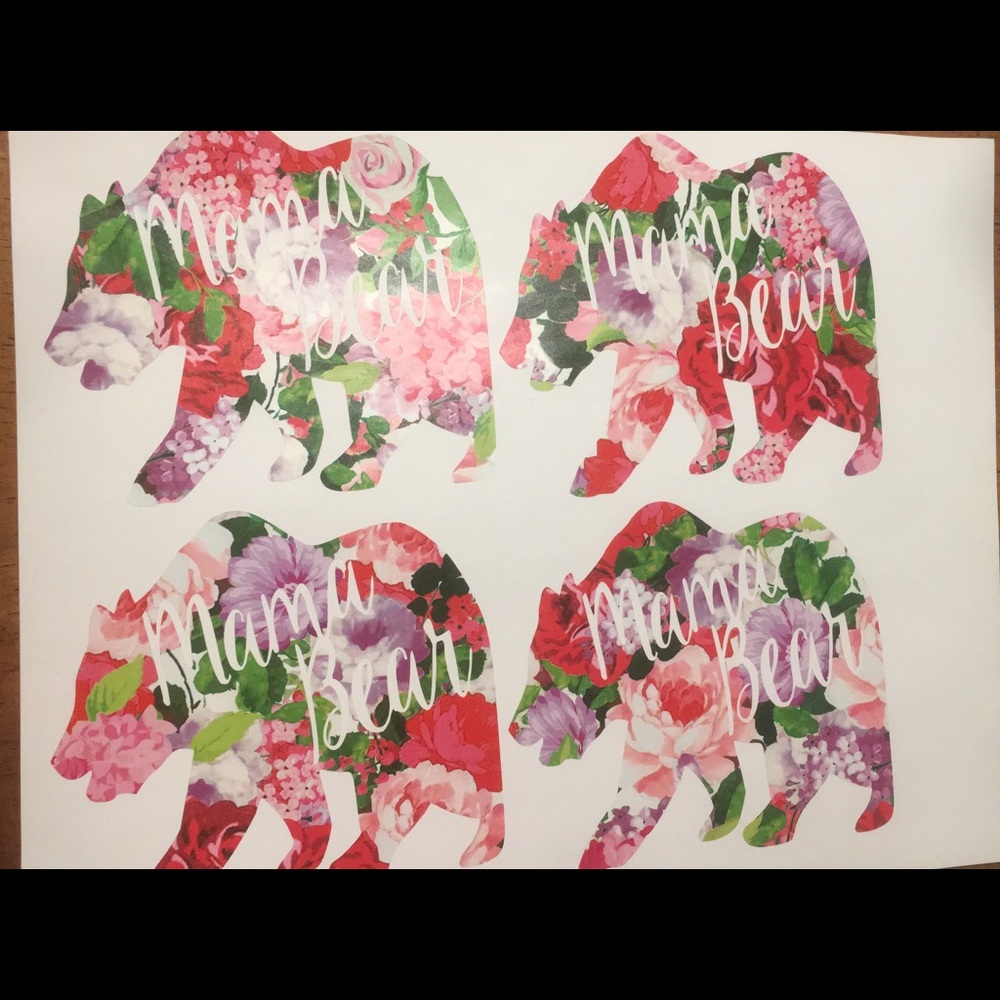 Mama bear decal